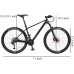 Bicicletas de montaña para hombres, Bicicleta de montaña rígida de 27,5 pulgadas, Cuadro de fibra de carbono, Freno de disco de aceite Bicicleta de montaña todo terreno, Bicicletas de montaña de 33 v 