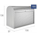 Biohort Caja de Almacenamiento persiana Enrollable StoreMax 190  