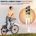  Bluewheel Bicicleta eléctrica para mujer de 26 pulgadas, marca de calidad alemana, Pedelec de conformidad con la UE, motor de 250 W, batería de iones de litio BXB85 con cambio de 7 velocidades Shimano 