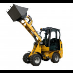 Cargadora de ruedas con motor diésel Euro5 y carga nominal de 600 kg WL600 