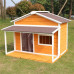 Casa de Perro de Madera Maciza 
