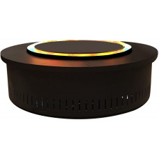 Chimenea eléctrica Al aire libre interior impermeable simulación chimenea eléctrica chimenea redonda incrustada 3d chimenea decorativa con control remoto y botones Chimenea Chimenea eléctrica Al aire libre interior impermeable simulación chimenea eléctrica chimenea redonda incrustada 3d chimenea decorativa con control remoto y botones Chimenea