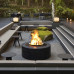 Chimenea eléctrica Al aire libre interior impermeable simulación chimenea eléctrica chimenea redonda incrustada 3d chimenea decorativa con control remoto y botones Chimenea Chimenea eléctrica Al aire libre interior impermeable simulación chimenea eléctrica chimenea redonda incrustada 3d chimenea decorativa con control remoto y botones Chimenea