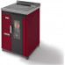 Cocina de pellet Nina 7,5 kW, placa de cocción metálica 