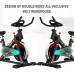 DSHUJC Bicicleta estática reclinada Bicicleta estática, Volante Directo accionado por Correa, ciclos de Estudio en Interiores Bicicleta aeróbica para Ejercicios aeróbi    