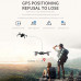 Dron GPS con cámara 4K HD para Adultos, Dron WiFi 5G con cardán de 2 Ejes, Motor sin escobillas, cuadricóptero RC Plegable con GPS de Regreso a casa, sígueme, Bolsa de Almacenamiento, 3 baterías
