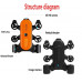 GZZG Robot Submarino no tripulado 150M Detector de Agua Profunda 4K Cámara de Buceo Búsqueda de Buceo y Rescate Robot Inteligente Submarino (Color : Orange) GZZG Robot Submarino no tripulado 150M Detector de Agua Profunda 4K Cámara de Buceo Búsqueda de Buceo y Rescate Robot Inteligente Submarino (Color : Orange)