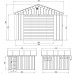Garaje De Madera 13 m² 