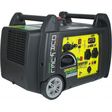 Generador eléctrico 3500W Motor híbrido gasolina y gas 