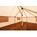 Glamping Tent 40 metros cuadrados con suelo de madera y marco de metal. No necesita base 