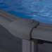 Gre Piscina Desmontable Kea Ovalada Grafito - 500 x 300 cm. 