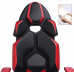 HZYDD Silla de Oficina,Silla de Juego de Cuero de Escritorio,Silla de Carreras Ajustable ergonómica de Alta Espalda,Silla de computadora giratoria,reposacabezas y Soporte Lumbar
