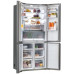 Haier HTF-508DGS7 CUBE Serie - Frigorífico multifunción (360 L, parte congeladora de 177 L, cristal gris Iconic, zona de conmutación, MyZone, Humidity Zone, total sin heladas) [Clase de eficiencia energética F]