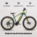 Hiland Lamassu - Bicicleta de montaña eléctrica de 27,5 pulgadas 