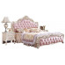 JVmoebel Cama barroca clásica estilo rococó, cama de hotel tapizada, cama de matrimonio, Chesterfield JVmoebel Cama barroca clásica estilo rococó, cama de hotel tapizada, cama de matrimonio, Chesterfield