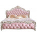 JVmoebel Cama barroca clásica estilo rococó, cama de hotel tapizada, cama de matrimonio, Chesterfield JVmoebel Cama barroca clásica estilo rococó, cama de hotel tapizada, cama de matrimonio, Chesterfield