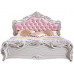 JVmoebel Cama barroca clásica estilo rococó, cama de hotel tapizada, cama de matrimonio, Chesterfield JVmoebel Cama barroca clásica estilo rococó, cama de hotel tapizada, cama de matrimonio, Chesterfield