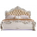 JVmoebel Cama barroca clásica estilo rococó, cama de hotel tapizada, cama de matrimonio, Chesterfield JVmoebel Cama barroca clásica estilo rococó, cama de hotel tapizada, cama de matrimonio, Chesterfield