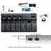 KKYKP Efecto digital Interfaz de mezclador de audio Audio Fk6 Bluetooth 