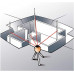 Láser rotativo doble pendiente digital precisión 0,5 mm a 10 m - FL 510HV-G 