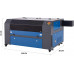 OMTech 80W Grabador de Láser CO2 con Área de Trabajo 500x700mm Máquina de Grabado de Láser CO2 