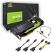 PNY Tarjeta gráfica profesional Quadro GP100 16GB HBM2 PCI Express 3.0 x16, doble ranura, 4x DisplayPort, 1x DVI-I DL, soporte 5K, ventilador activo ultra silencioso