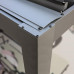 Pergola 3x6 m Postes de Aluminio con Techo de Lamas de Acero 