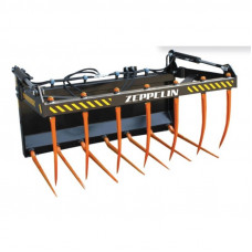 Pinza Cargadora Estiercol ZEPPELIN 9 GANCHOS - 2200 mm