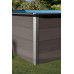 Piscina Elevada Ovalada de Composite, 804 x 386 x 124 cm 