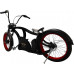 Power-Bikes, Pedelec, E-Bike, 250 W, Fatbike, Cruiser, Bicicleta, Rojo Negro Negro, Rojo    