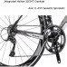  SAVADECK Bicicleta de carretera de carbono, Windwar5.0 marco de fibra de carbono 700C bicicleta de carreras con 105 22 velocidades Groupset ultraligero 