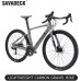 SAVADECK R11 Bicicleta Carbono Gravel de Carretera, 700CX40C con Shimano Sora R3000 Velocidad, Freno de Disco hidráulico Bicicleta SAVADECK R11 Bicicleta Carbono Gravel de Carretera, 700CX40C con Shimano Sora R3000 Velocidad, Freno de Disco hidráulico Bicicleta