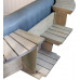 SPA Hinchable con Panelado de Madera K2O Seychelles para 4-6 Personas con Hydrojets 250x275x71 cm 