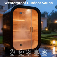 Sauna de vapor al aire última intervensión para 2-4 personas 