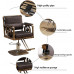 Silla de barbero hidráulico 360 grados rodantes Silla de barbero hidráulico 360 grados rodantes