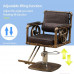 Silla de barbero hidráulico 360 grados rodantes Silla de barbero hidráulico 360 grados rodantes