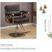 Silla de barbero hidráulico 360 grados rodantes Silla de barbero hidráulico 360 grados rodantes