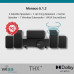 Sistema de cine en casa Platin Monaco 5.1.2 