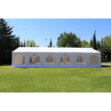 Carpa Ignífuga Profesional con Refuerzo Perimetral, Lona 500 Gr Premium ( 15x15 ) para Exteriores Resistente con Ventanas, Impermeable. Ideal para Jardín, Eventos, Bodas y Feria.