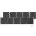 Tidyard Conjunto de Paneles para Vallas de Jardín Valla Residencial Proteccion Privacidad Puerta de Jardín Entrada Exterior Barrera WPC Marrón 180x105 cm Tidyard Conjunto de Paneles para Vallas de Jardín Valla Residencial Proteccion Privacidad Puerta de Jardín Entrada Exterior Barrera WPC Marrón 180x105 cm