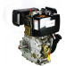 UWY Motor diésel 10HP 406CC, 4 Tiempos, Cilindro único, refrigeración por Aire, Motor diésel 