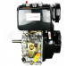 UWY Motor diésel 10HP 406CC, 4 Tiempos, Cilindro único, refrigeración por Aire, Motor diésel 