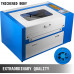 VEVOR 50 W Máquina de Grabado Láser CO2 USB 300 x 500 mm Grabador de Láser 500 mm/s Herramienta de Corte Rueda Giratoria LCD Láser Engraving Machine Láser CO2 para Vidrio, Madera, Plástico, Cuero VEVOR 50 W Máquina de Grabado Láser CO2 USB 300 x 500 mm Grabador de Láser 500 mm/s Herramienta de Corte Rueda Giratoria LCD Láser Engraving Machine Láser CO2 para Vidrio, Madera, Plástico, Cuero