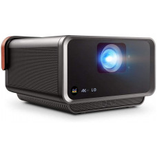 ViewSonic X10-4K Proyector SMART LED UHD portátil de corto alcance para juegos, entretenimiento familiar y doméstico con Wi-Fi Bluetooth y audio Harman Kardon - Carbón metálico ViewSonic X10-4K Proyector SMART LED UHD portátil de corto alcance para juegos, entretenimiento familiar y doméstico con Wi-Fi Bluetooth y audio Harman Kardon - Carbón metálico