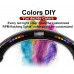 Volante LED Performance, Fibra de Carbono Cuero Napa Perforado Volante LED Performance, Fibra de Carbono Cuero Napa Perforado