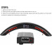 Volante LED Performance, Fibra de Carbono Cuero Napa Perforado Volante LED Performance, Fibra de Carbono Cuero Napa Perforado