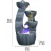 XQKQ Humidificador Creativo, Fuente de Agua de sobremesa Fuente de Agua de sobremesa para Interiores/Exteriores 4 Cuencos escalonados Fuente de Agua de Cascada para Mesa Escritor XQKQ Humidificador Creativo, Fuente de Agua de sobremesa Fuente de Agua de sobremesa para Interiores/Exteriores 4 Cuencos escalonados Fuente de Agua de Cascada para Mesa Escritor