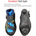  YDHNB Termoplásticos Patines de Velocidad 4 * 90/100/110 mm Rueda Patines en Línea Profesionales Fibra de Carbon Patines Rectos con Hebilla Ajustable Rodamientos Silenciosos Rueda 