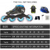  YDHNB Termoplásticos Patines de Velocidad 4 * 90/100/110 mm Rueda Patines en Línea Profesionales Fibra de Carbon Patines Rectos con Hebilla Ajustable Rodamientos Silenciosos Rueda 
