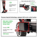  YX-ZD Scooter Eléctrico Todoterreno De 11 '', Bicicleta Eléctrica Plegable para Adultos, Batería De Gran Capacidad De 6000 W, 60 V, 33,6 Ah, Velocidad Máxima, 100 Km/H, Distancia Máxima De 100 Km 
